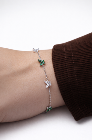 butterfly whisper silver bracelet
