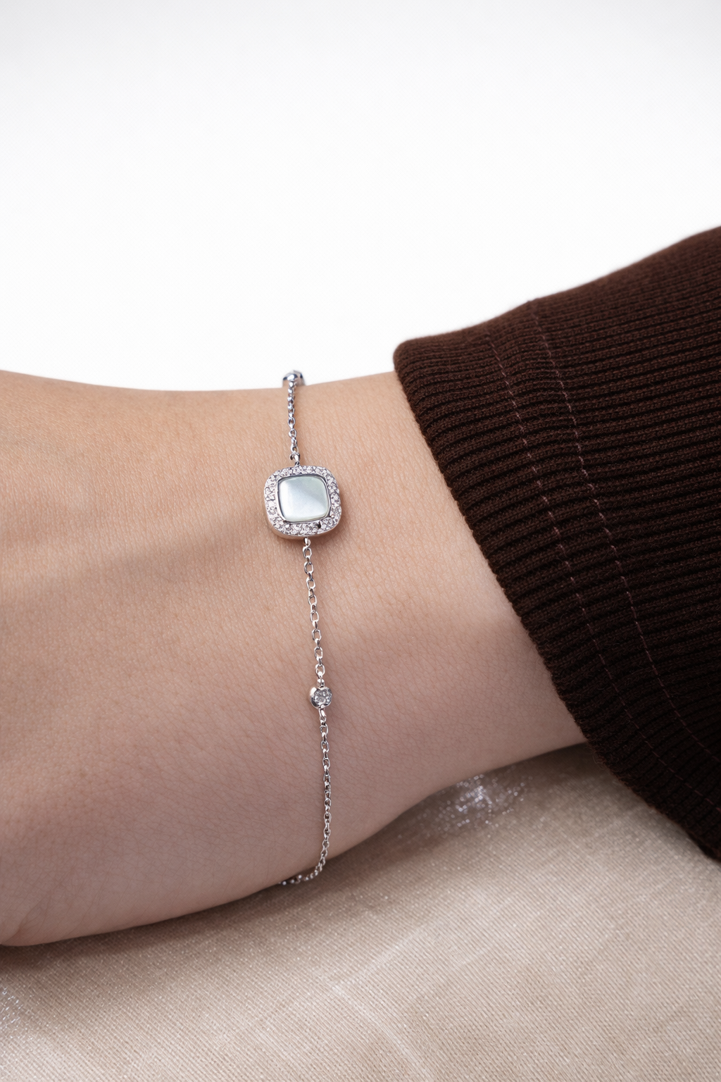 butterfly whisper silver bracelet