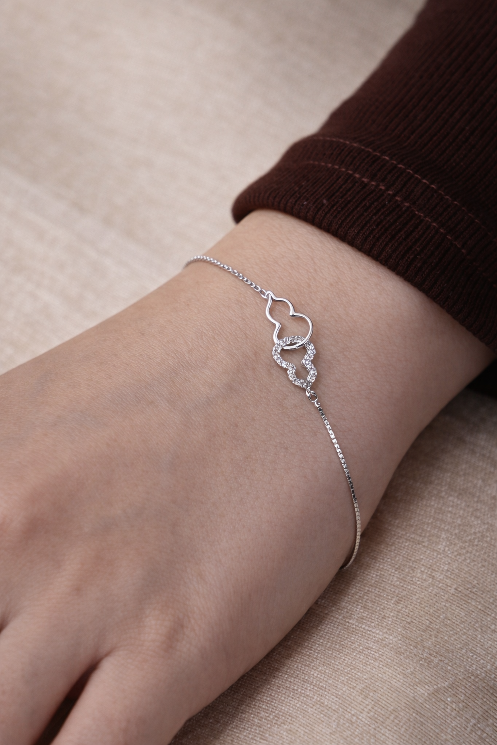 butterfly whisper silver bracelet