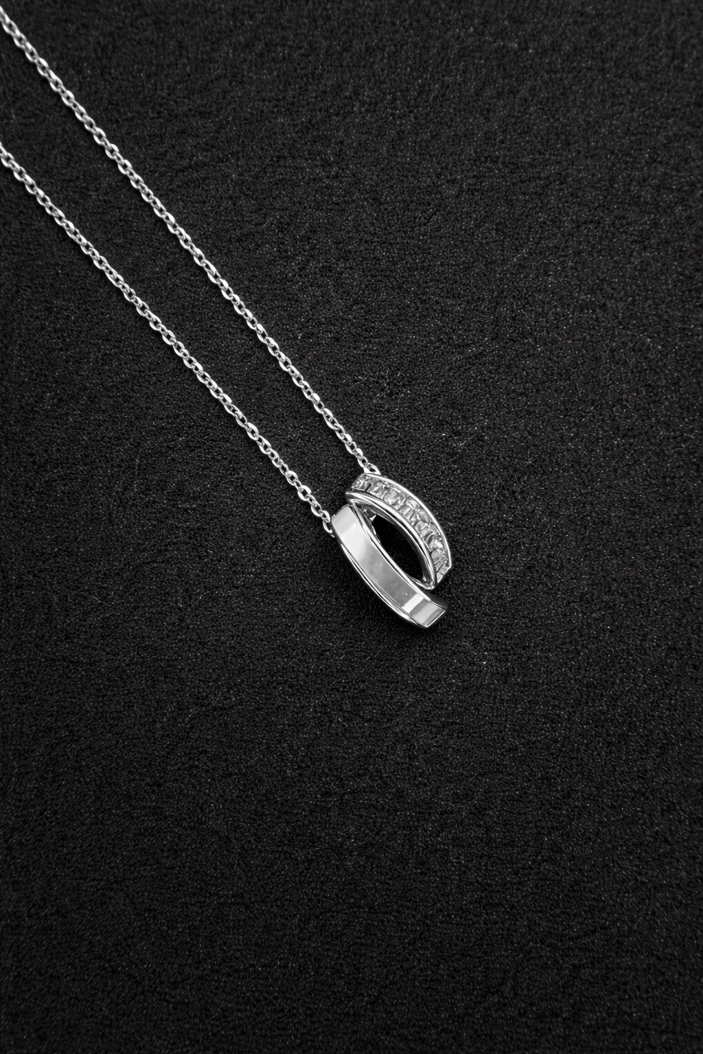 infinity loop silver chain