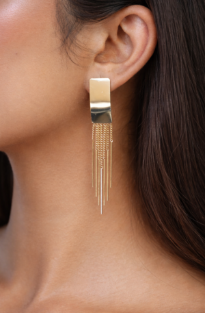 lunara cascade drop earrings set