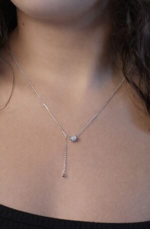 nova drop silver chain